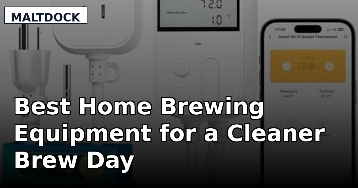 Best Home Brewing Equipment for a Cleaner Brew Day
