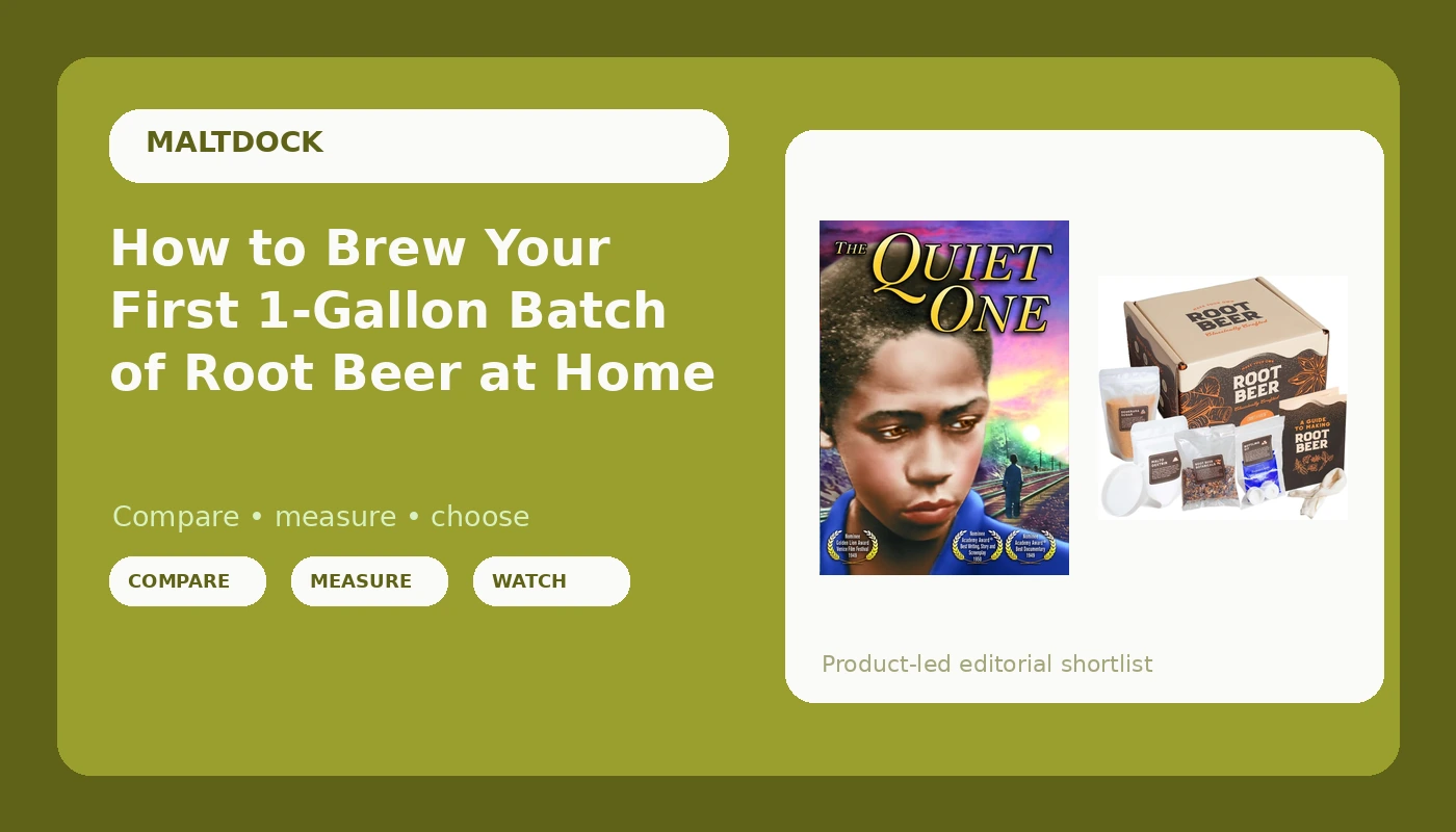 How to Brew Your First 1-Gallon Batch of Root Beer at Home