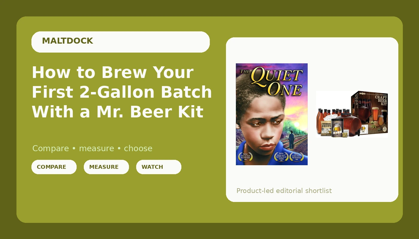How to Brew Your First 2-Gallon Batch With a Mr. Beer Kit