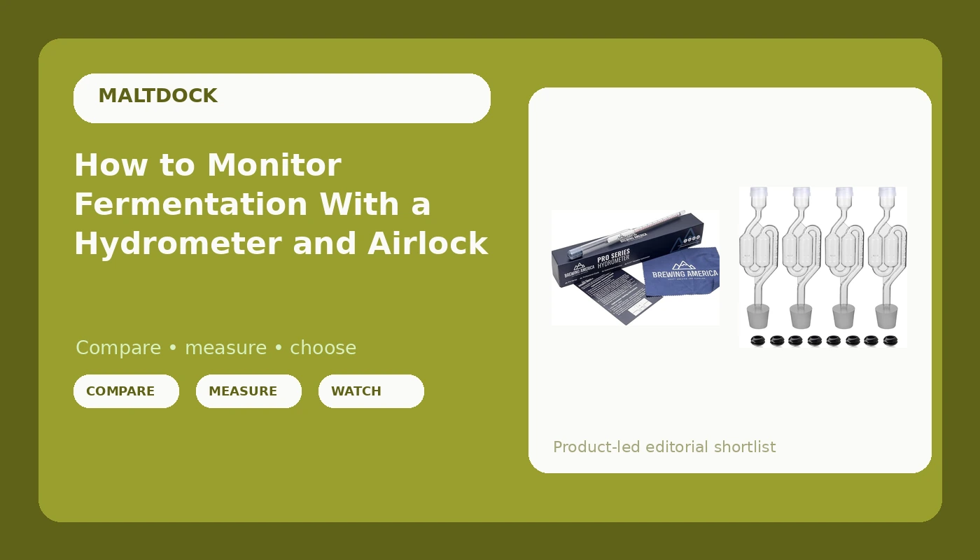 How to Monitor Fermentation With a Hydrometer and Airlock