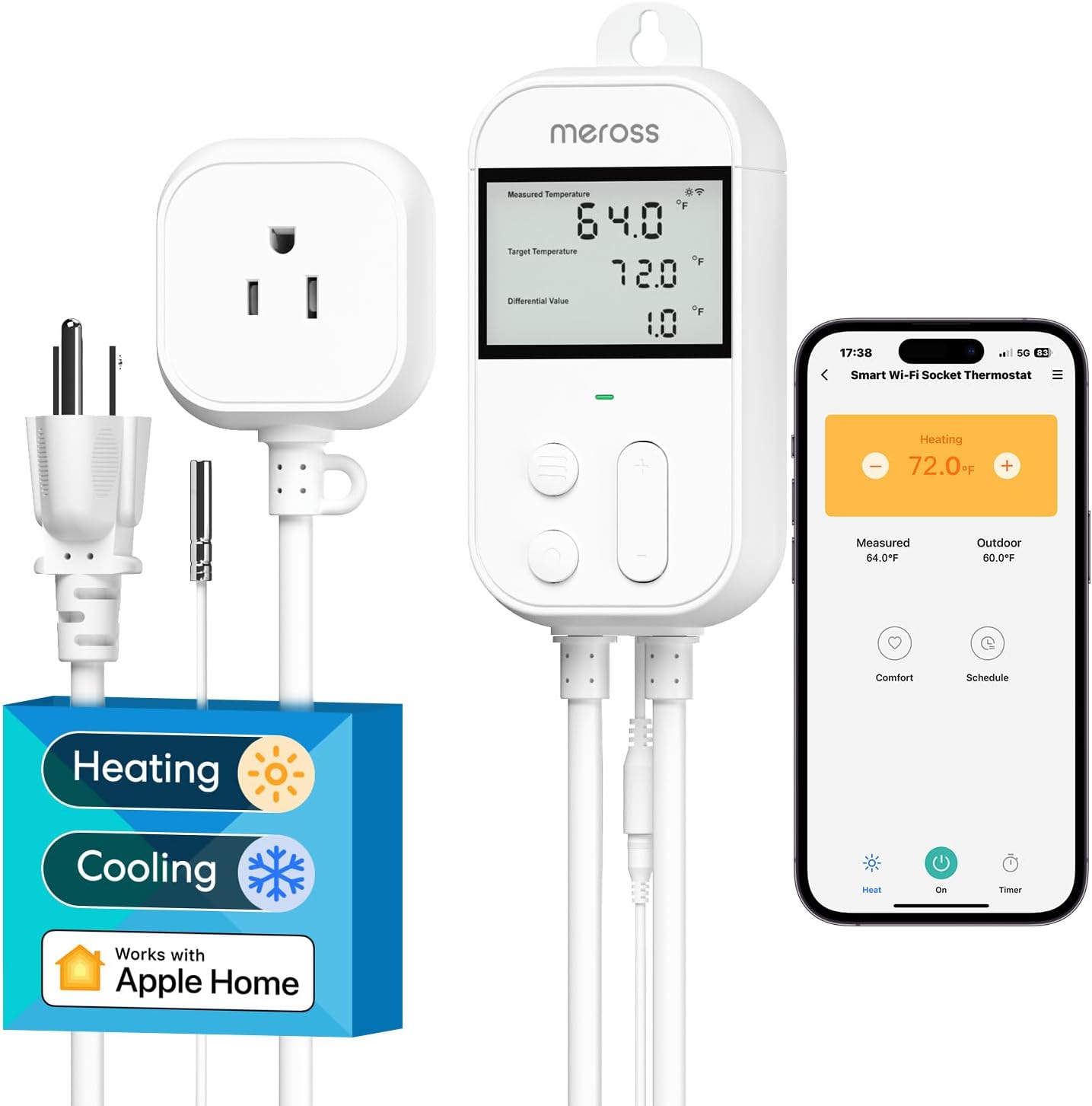 meross Smart Temperature Controller (B0C4Y9MD4N)