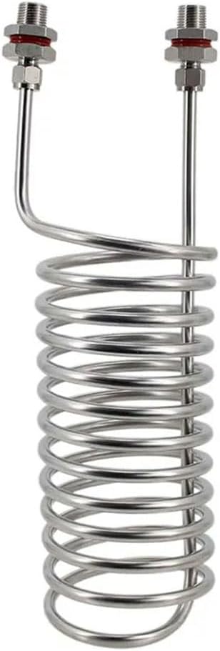 Premium 304 Stainless Steel Immersion Wort Chiller - 15ft Glycol Cooling/Heating Coil for Home