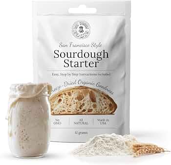 My Rustic Roots Organic San Francisco Sourdough Starter Culture, 12g